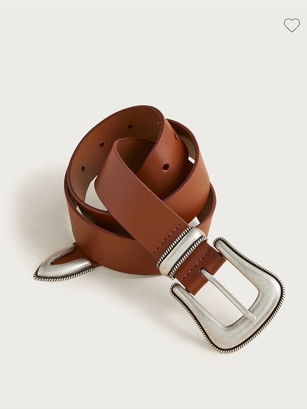 NWT J. Crew Western buckle belt in Italian leather, XS